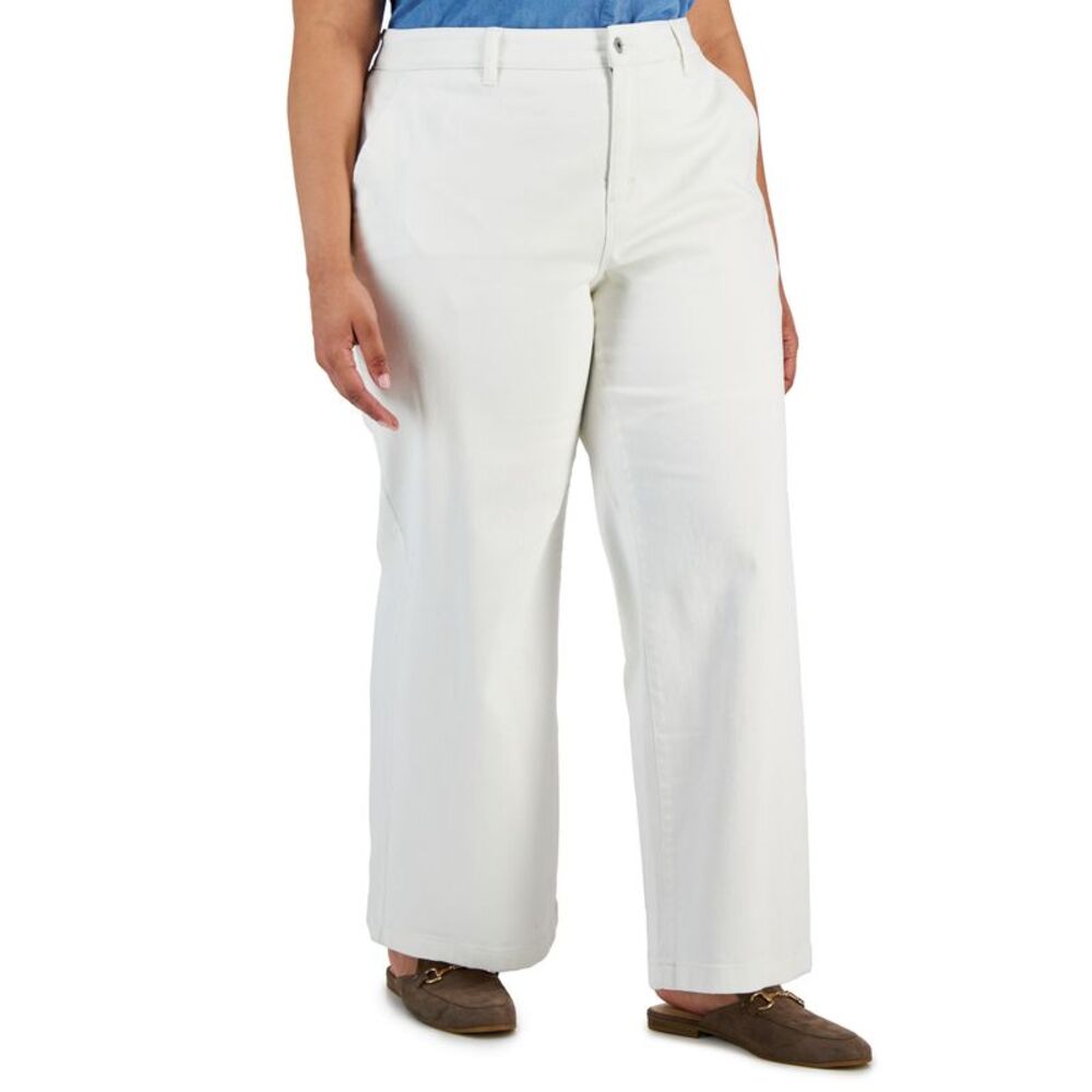 Style & Co. Plus Size Wide-Leg High-Rise Jeans
